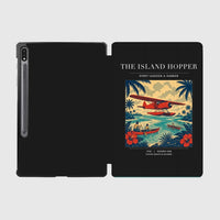 Thumbnail for VINTAGE G4024 - The Island Hopper - Designed iPad & Samsung Tablet Cases design on black samsung