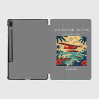 Thumbnail for VINTAGE G4024 - The Island Hopper - Designed iPad & Samsung Tablet Cases design on gray samsung