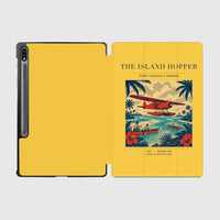 Thumbnail for VINTAGE G4024 - The Island Hopper - Designed iPad & Samsung Tablet Cases design on yellow samsung