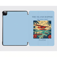 Thumbnail for VINTAGE G4024 - The Island Hopper - Designed iPad & Samsung Tablet Cases design on lightblue ipad