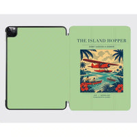 Thumbnail for VINTAGE G4024 - The Island Hopper - Designed iPad & Samsung Tablet Cases design on lightgreen ipad