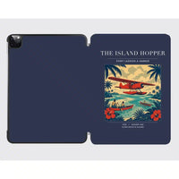 Thumbnail for VINTAGE G4024 - The Island Hopper - Designed iPad & Samsung Tablet Cases design on navyblue ipad