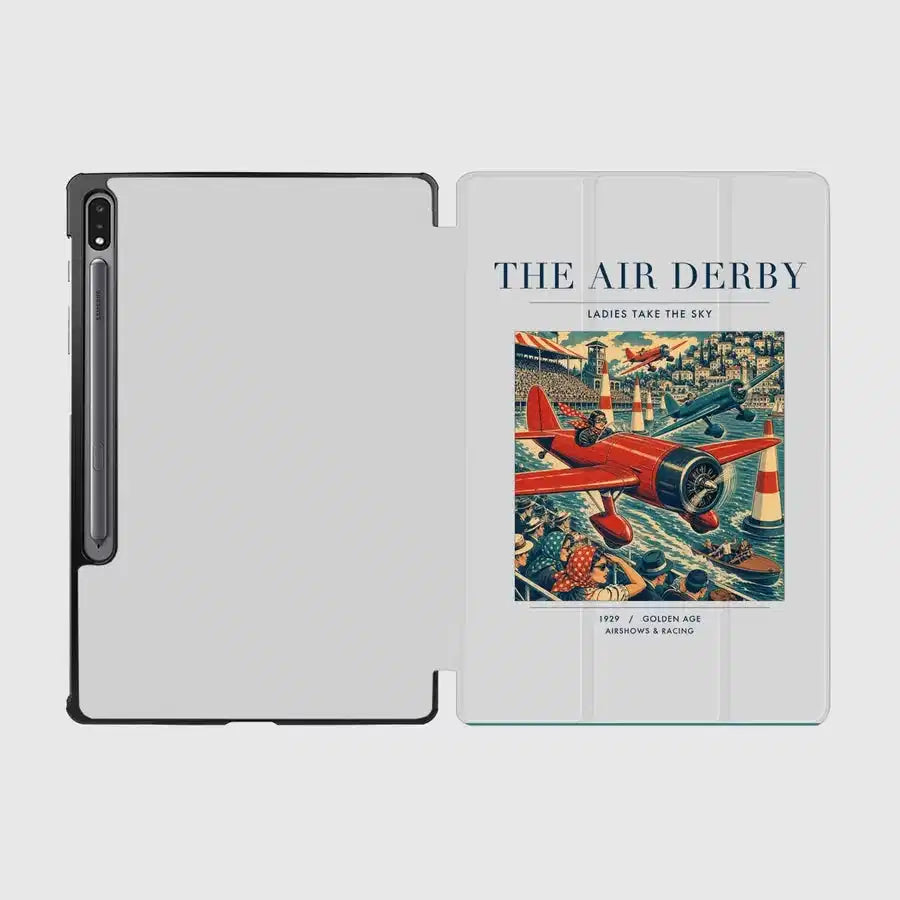 VINTAGE G4025 - The Air Derby - Designed iPad & Samsung Tablet Cases design on lightgray samsung