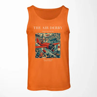 Thumbnail for VINTAGE G4025 - The Air Derby - Designed Tank Tops design on orange