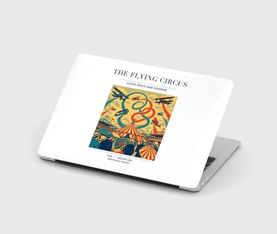 VINTAGE G4026 - The Flying Circus - Designed MacBook Cases design on white