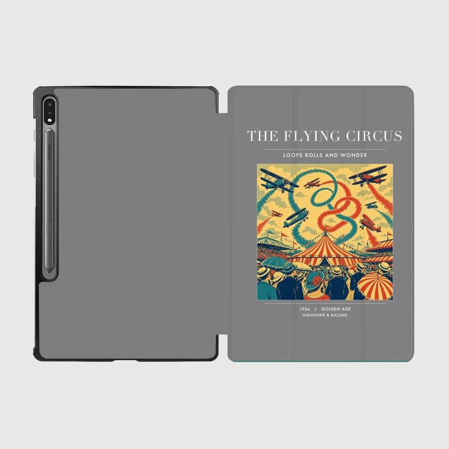 VINTAGE G4026 - The Flying Circus - Designed iPad & Samsung Tablet Cases design on gray samsung
