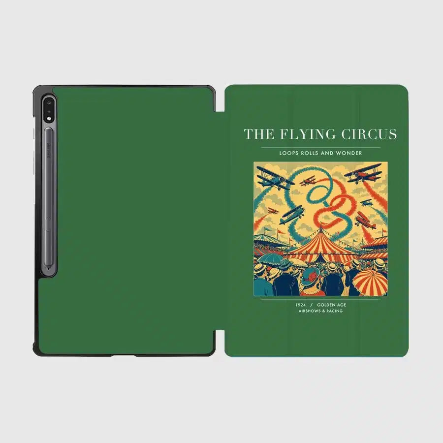 VINTAGE G4026 - The Flying Circus - Designed iPad & Samsung Tablet Cases design on green samsung