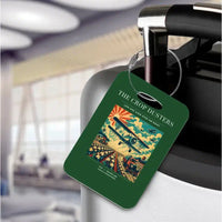 Thumbnail for VINTAGE G4027 - The Crop Dusters - Acrylic Luggage Tags design on darkgreen