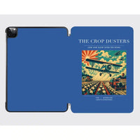 Thumbnail for VINTAGE G4027 - The Crop Dusters - Designed iPad & Samsung Tablet Cases design on blue ipad