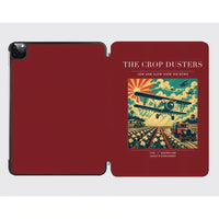 Thumbnail for VINTAGE G4027 - The Crop Dusters - Designed iPad & Samsung Tablet Cases design on darkred ipad
