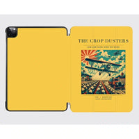 Thumbnail for VINTAGE G4027 - The Crop Dusters - Designed iPad & Samsung Tablet Cases design on yellow ipad