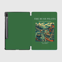 Thumbnail for VINTAGE G4029 - The Bush Pilots - Designed iPad & Samsung Tablet Cases design on green samsung