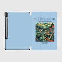 Thumbnail for VINTAGE G4029 - The Bush Pilots - Designed iPad & Samsung Tablet Cases design on lightblue samsung