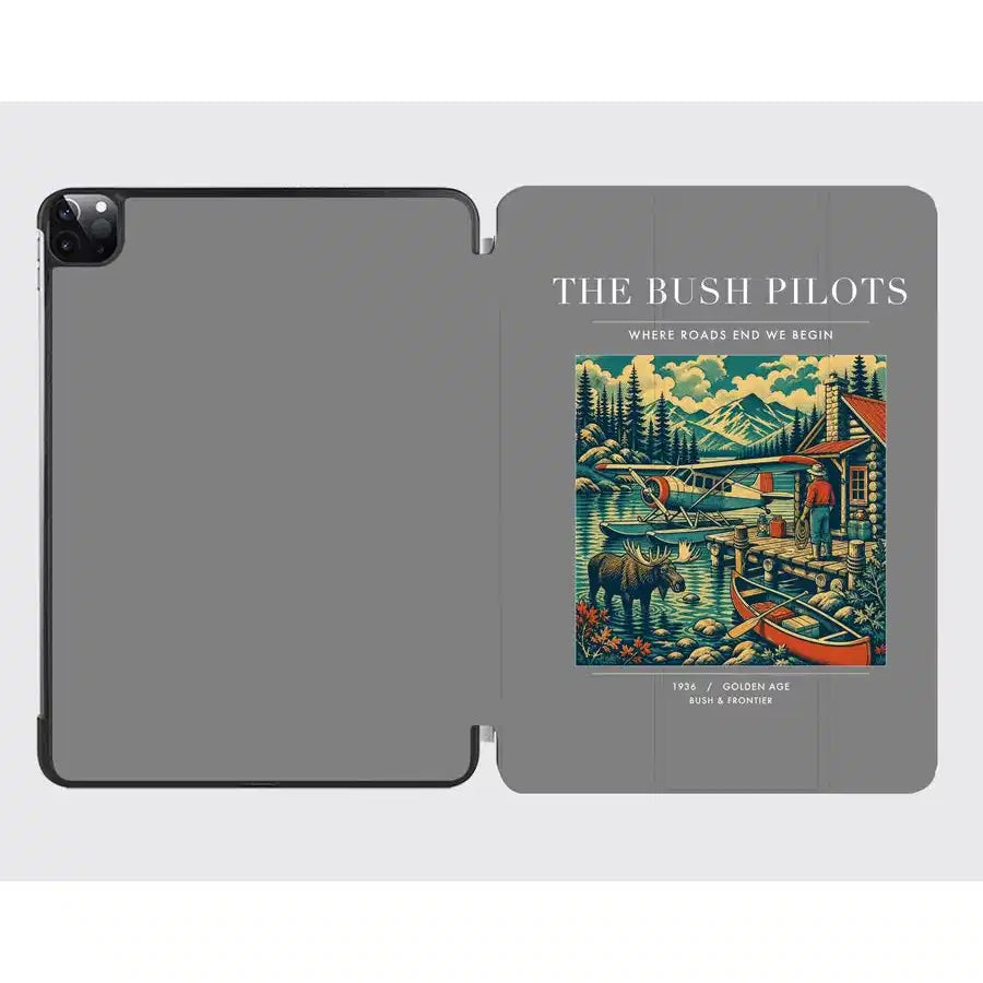 VINTAGE G4029 - The Bush Pilots - Designed iPad & Samsung Tablet Cases design on gray ipad