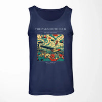 Thumbnail for VINTAGE G4032 - The Parachute Club - Designed Tank Tops design on darkblue