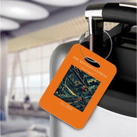 Thumbnail for VINTAGE G4033 - The Midnight Express - Acrylic Luggage Tags design on orange