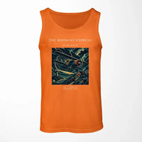 Thumbnail for VINTAGE G4033 - The Midnight Express - Designed Tank Tops design on orange