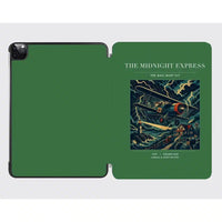 Thumbnail for VINTAGE G4033 - The Midnight Express - Designed iPad & Samsung Tablet Cases design on green ipad