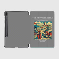Thumbnail for VINTAGE G4034 - The Frontier Field - Designed iPad & Samsung Tablet Cases design on gray samsung