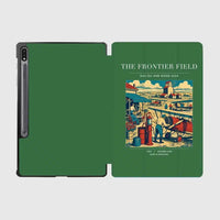 Thumbnail for VINTAGE G4034 - The Frontier Field - Designed iPad & Samsung Tablet Cases design on green samsung