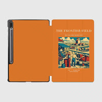 Thumbnail for VINTAGE G4034 - The Frontier Field - Designed iPad & Samsung Tablet Cases design on orange samsung