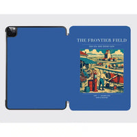 Thumbnail for VINTAGE G4034 - The Frontier Field - Designed iPad & Samsung Tablet Cases design on blue ipad