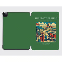 Thumbnail for VINTAGE G4034 - The Frontier Field - Designed iPad & Samsung Tablet Cases design on green ipad