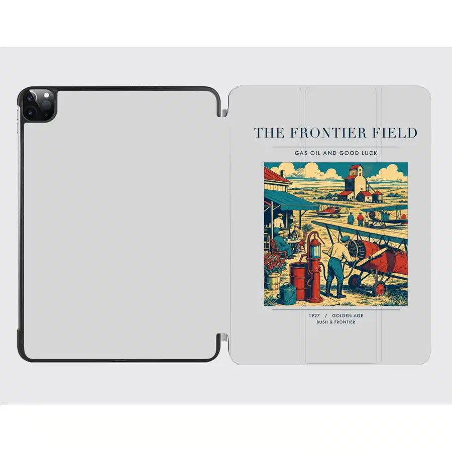 VINTAGE G4034 - The Frontier Field - Designed iPad & Samsung Tablet Cases design on lightgray ipad