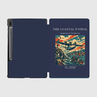 Thumbnail for VINTAGE G4035 - The Coastal Patrol - Designed iPad & Samsung Tablet Cases design on navyblue samsung
