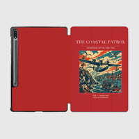 Thumbnail for VINTAGE G4035 - The Coastal Patrol - Designed iPad & Samsung Tablet Cases design on red samsung