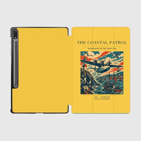 Thumbnail for VINTAGE G4035 - The Coastal Patrol - Designed iPad & Samsung Tablet Cases design on yellow samsung
