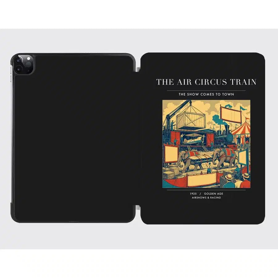 VINTAGE G4037 - The Air Circus Train - Designed iPad & Samsung Tablet Cases design on black ipad