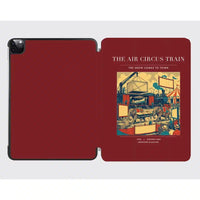 Thumbnail for VINTAGE G4037 - The Air Circus Train - Designed iPad & Samsung Tablet Cases design on darkred ipad