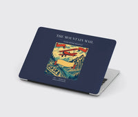 Thumbnail for VINTAGE G4038 - The Mountain Mail - Designed MacBook Cases design on navyblue