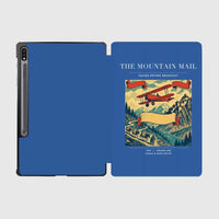 Thumbnail for VINTAGE G4038 - The Mountain Mail - Designed iPad & Samsung Tablet Cases design on blue samsung