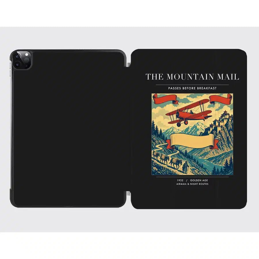 VINTAGE G4038 - The Mountain Mail - Designed iPad & Samsung Tablet Cases design on black ipad