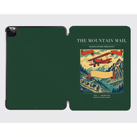 Thumbnail for VINTAGE G4038 - The Mountain Mail - Designed iPad & Samsung Tablet Cases design on darkgreen ipad