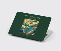 Thumbnail for VINTAGE G4039 - The Lake Regatta - Designed MacBook Cases design on darkgreen