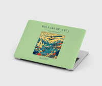 Thumbnail for VINTAGE G4039 - The Lake Regatta - Designed MacBook Cases design on lightgreen