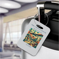 Thumbnail for VINTAGE G4040 - The Caravan Route - Acrylic Luggage Tags design on lightgray