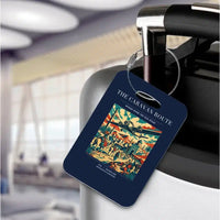 Thumbnail for VINTAGE G4040 - The Caravan Route - Acrylic Luggage Tags design on navyblue
