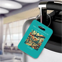 Thumbnail for VINTAGE G4040 - The Caravan Route - Acrylic Luggage Tags design on turquoise