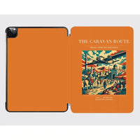 Thumbnail for VINTAGE G4040 - The Caravan Route - Designed iPad & Samsung Tablet Cases design on orange ipad