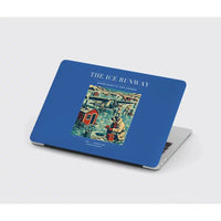Thumbnail for VINTAGE G4041 - The Ice Runway - Designed MacBook Cases design on blue