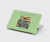 Thumbnail for VINTAGE G4042 - The Volcano Watch - Designed MacBook Cases design on lightgreen