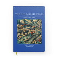 Thumbnail for VINTAGE G4043 - The Gold Rush Wings - Designed Notebooks design on blue