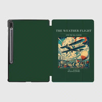 Thumbnail for VINTAGE G4045 - The Weather Flight - Designed iPad & Samsung Tablet Cases design on darkgreen samsung