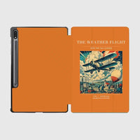 Thumbnail for VINTAGE G4045 - The Weather Flight - Designed iPad & Samsung Tablet Cases design on orange samsung