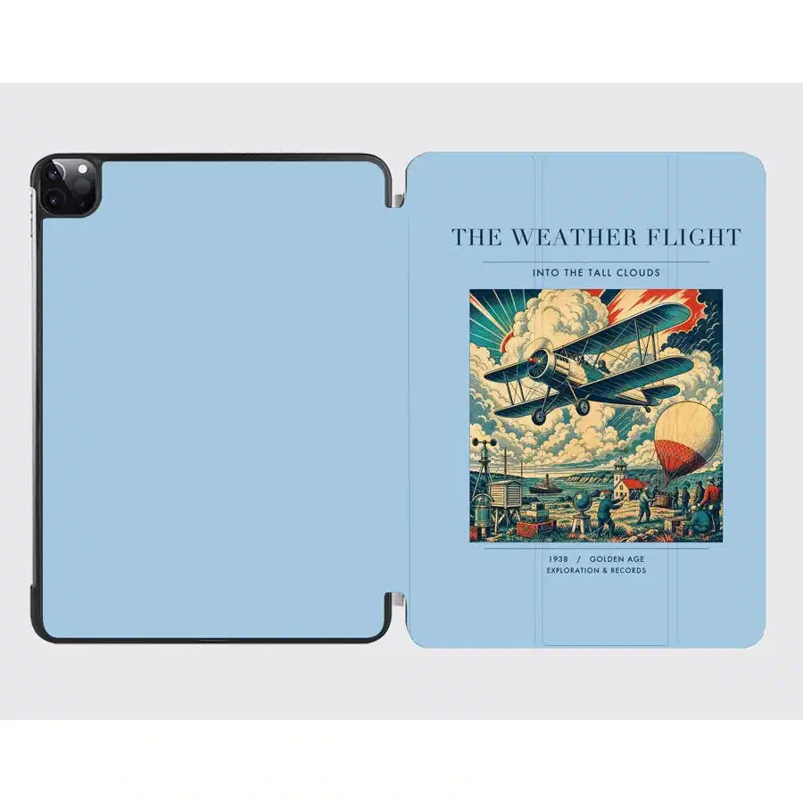 VINTAGE G4045 - The Weather Flight - Designed iPad & Samsung Tablet Cases design on lightblue ipad