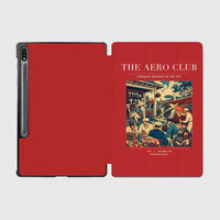 Thumbnail for VINTAGE G4047 - The Aero Club - Designed iPad & Samsung Tablet Cases design on red samsung